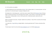 Tablet Screenshot of elidourado.com